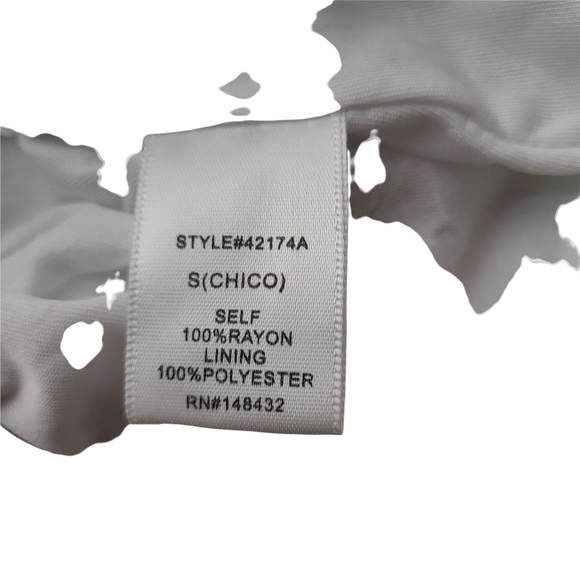 Staccato wide leg boho white black striped pants - Picture 6 of 12